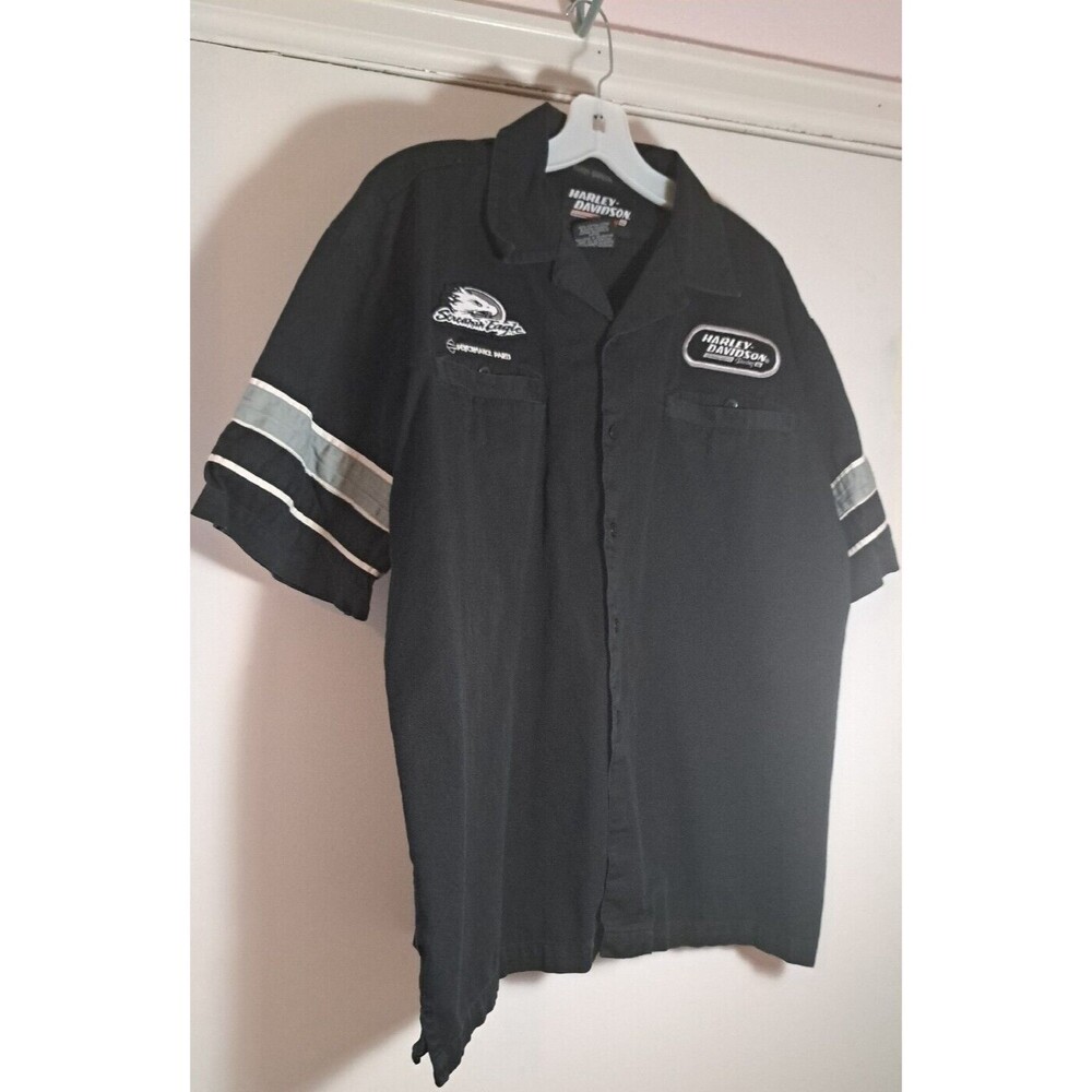 HARLEY-DAVIDSON Racing Screamin' Eagle Performance Parts Shirt Men's Size Large